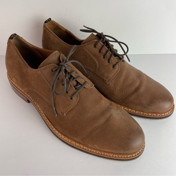 Cole Haan Other - Cole Haan Men’s Textured Suede Leather Lace Ups Dressy Shoes